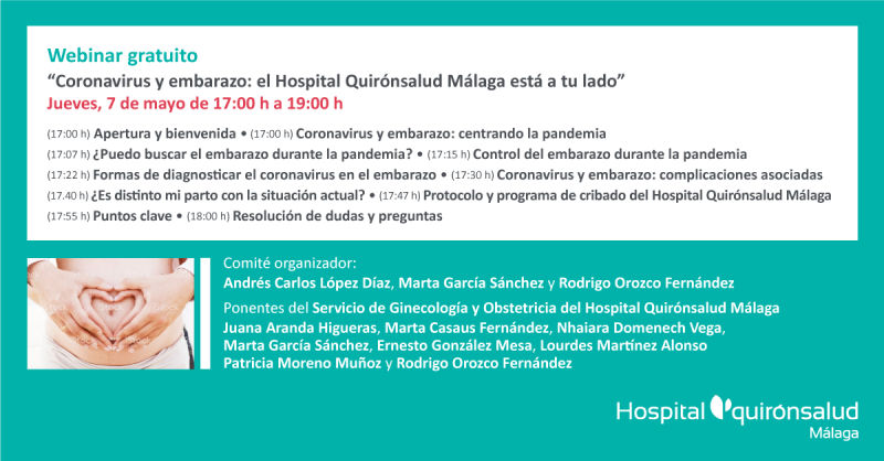 Webinar "Coronavirus y embarazo"