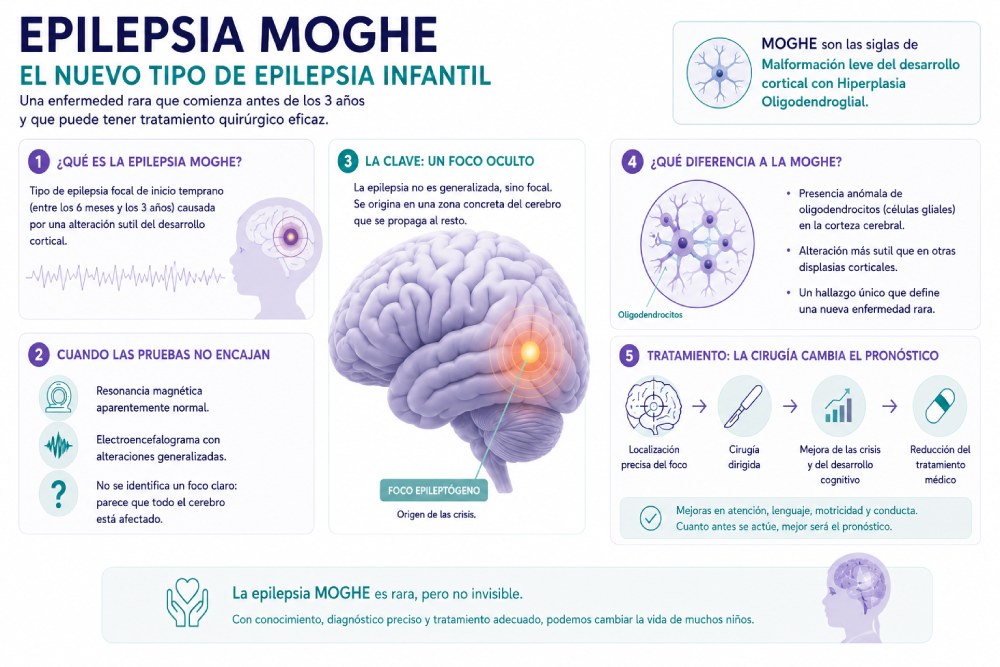 Infografía: Epilepsia Moghe en la infancia