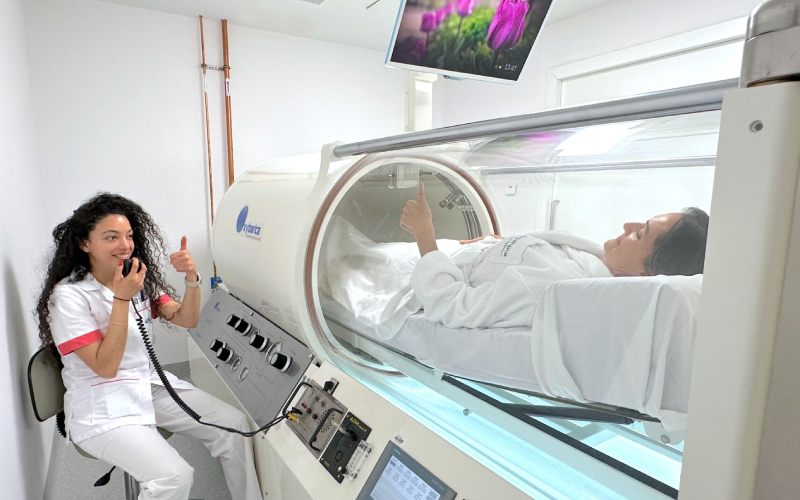 Uso de la cámara hiperbárica en la Unidad de Longevidad del Centro médico-quirúrgico Olympia