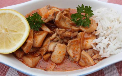 Sepia en salsa: un clásico saludable en la dieta