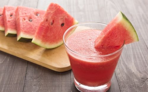 Sopa fría de sandía y tomate