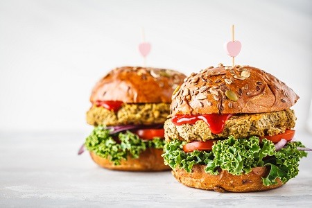 Receta vegetariana de hamburguesa de lentejas
