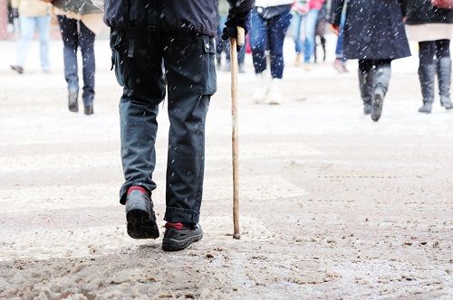 Riesgo de caídas por el frío y el hielo